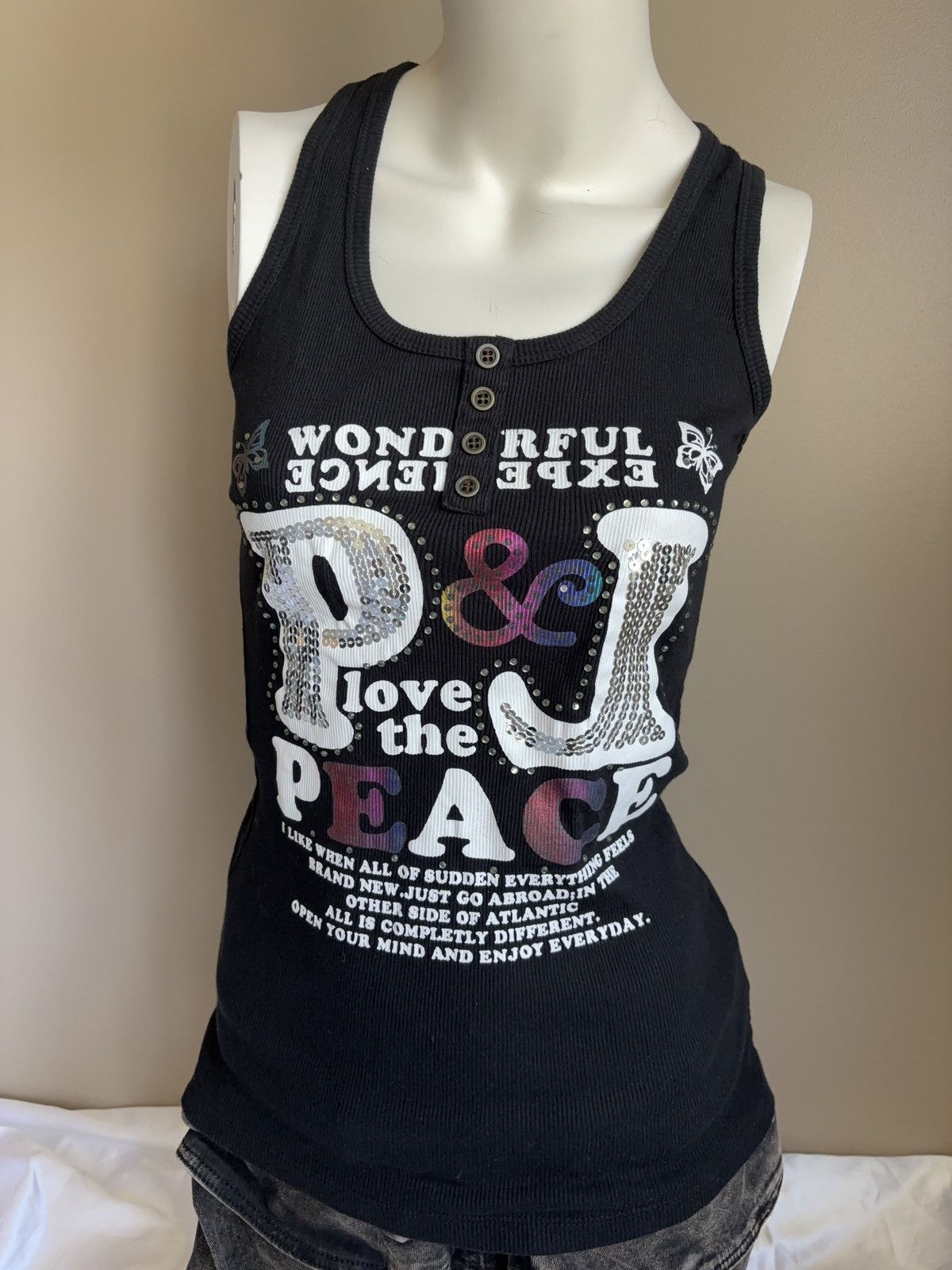Japanese Brand × Vintage Printed vintage tank top Size S / US 4 / IT 40 - 3 Thumbnail