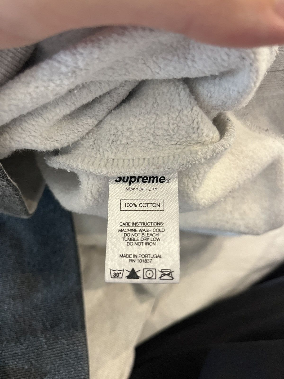 Supreme Oversized Logo Crewneck Sweatshirt Size US L / EU 52-54 / 3 - 6 Thumbnail