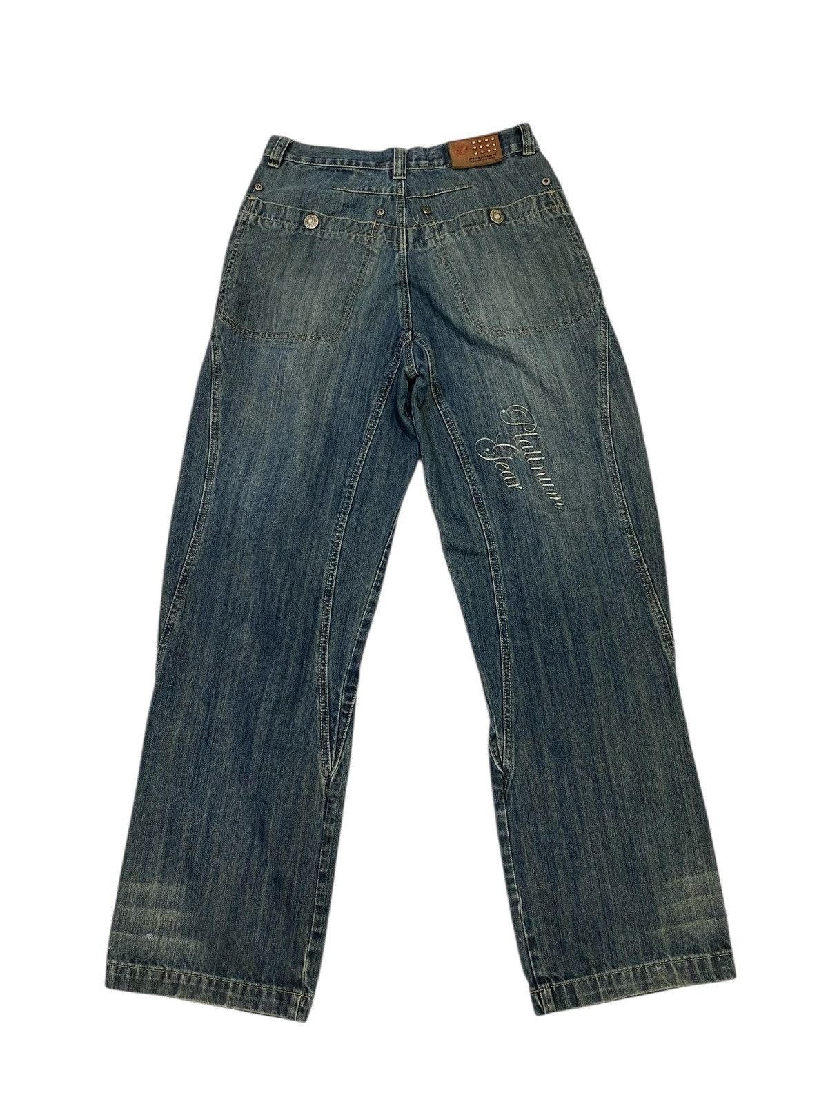 JNCO Japanese brand X Platinum gear baggy jeans Size US 31 - 7 Thumbnail