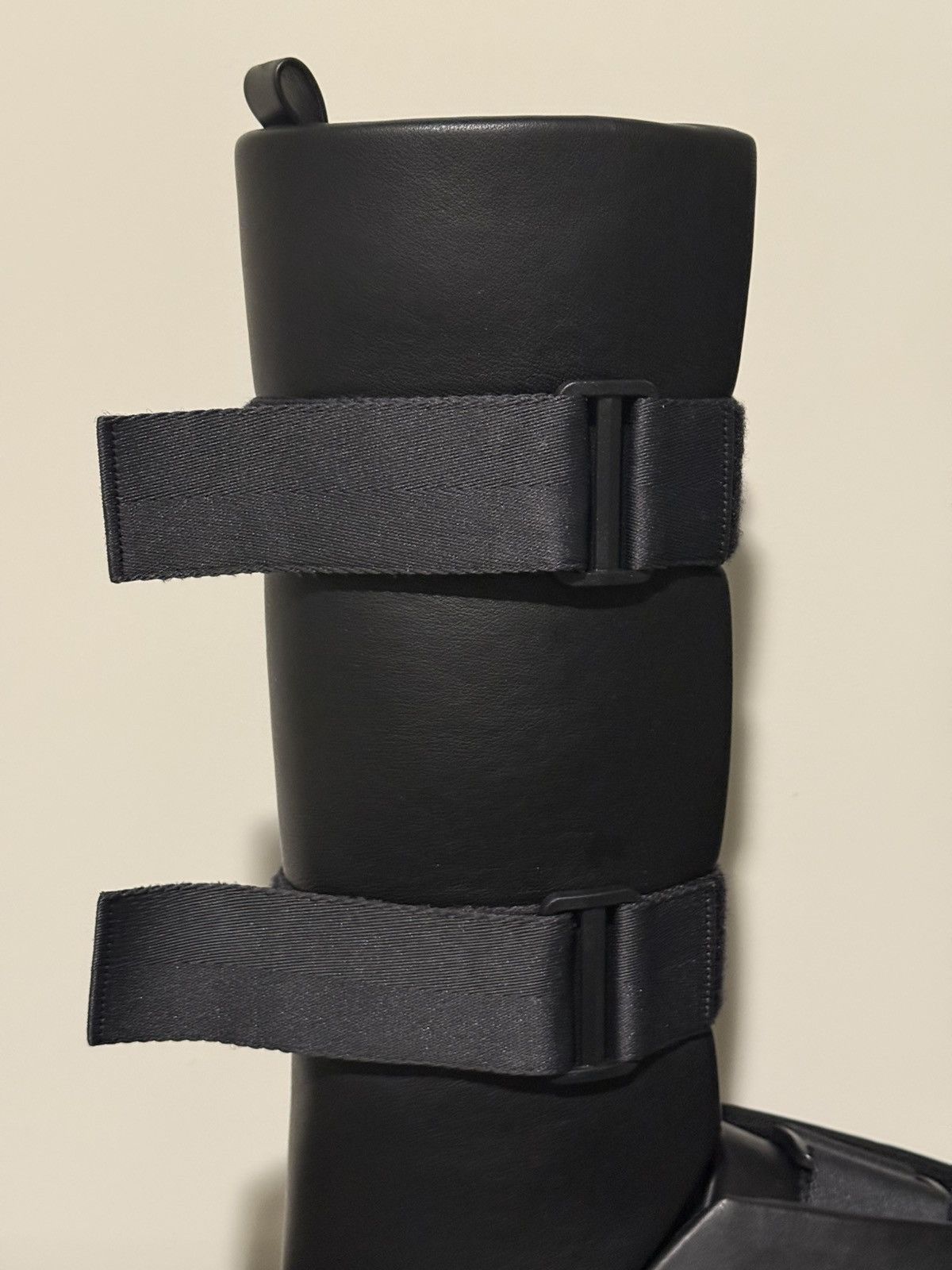 Rick Owens Black splint boots (white bottom) Size US 6.5 / EU 39-40 - 4 Thumbnail