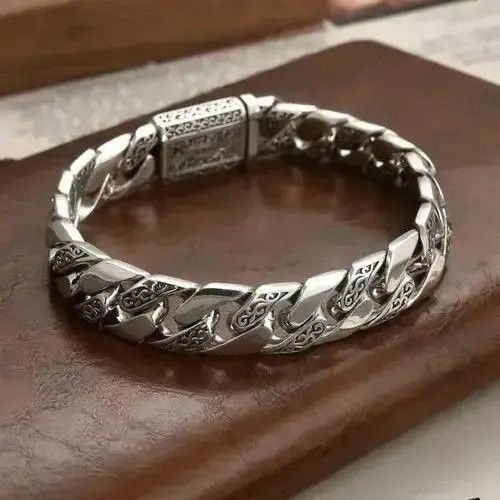 Japanese Brand × Jewelry Eternal Vine Cuban Chain Domineering Thick Bracelet Size ONE SIZE - 4 Thumbnail