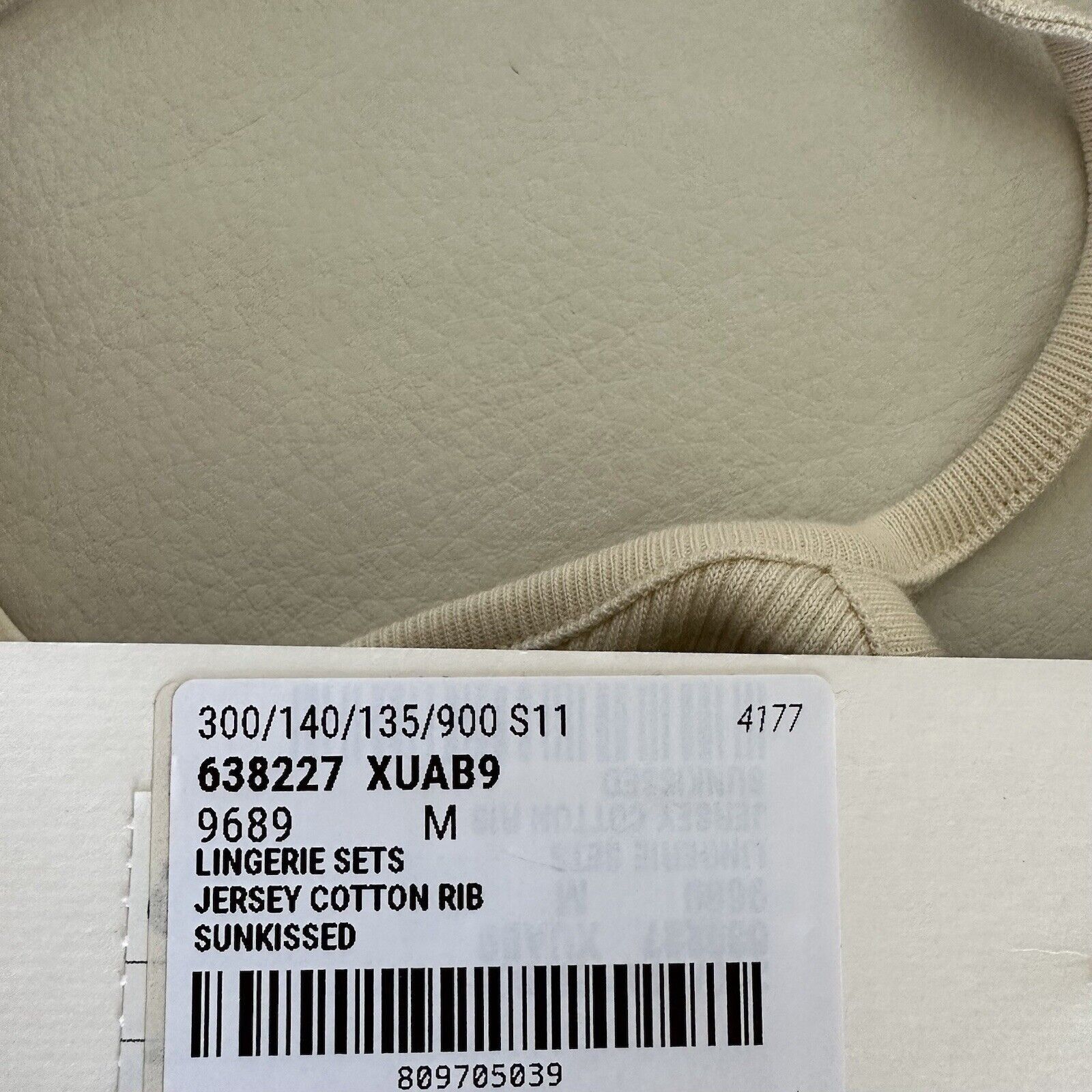 Gucci NWT GUCCI LINGERIE SET COTTON RIBBED BEIGE 100% Authentic Si Size M / US 6-8 / IT 42-44 - 6 Thumbnail