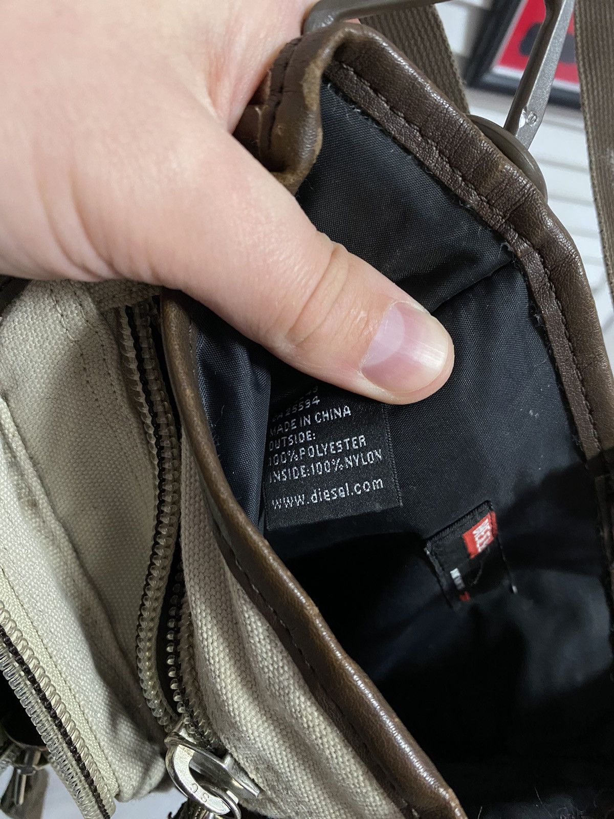 Diesel Vintage Bag Messenger DIESEL Metal Multi Pocket Cargo Y2K Size ONE SIZE - 16 Thumbnail