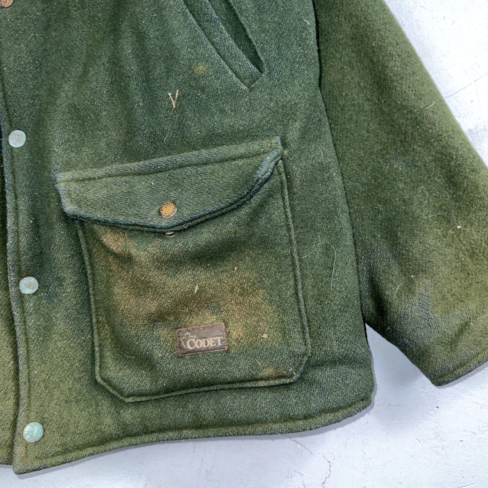 Vintage VTG Codet Wool Jacket Mackinaw Hunting Reversible Green Orange Outdoor Men’s L Size US L / EU 52-54 / 3 - 7 Thumbnail