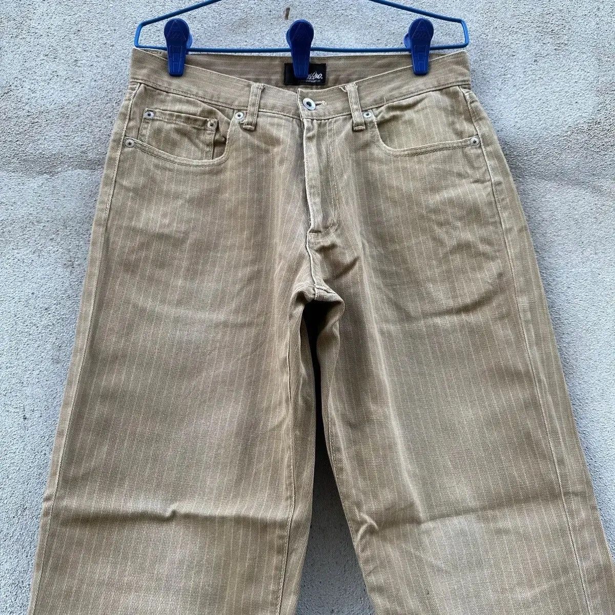 Japanese Brand 5-POCKET💥MOSSIMO JAPANESE BRAND TROUSERS JEANS STRIPED PANTS Size US 29 - 3 Thumbnail