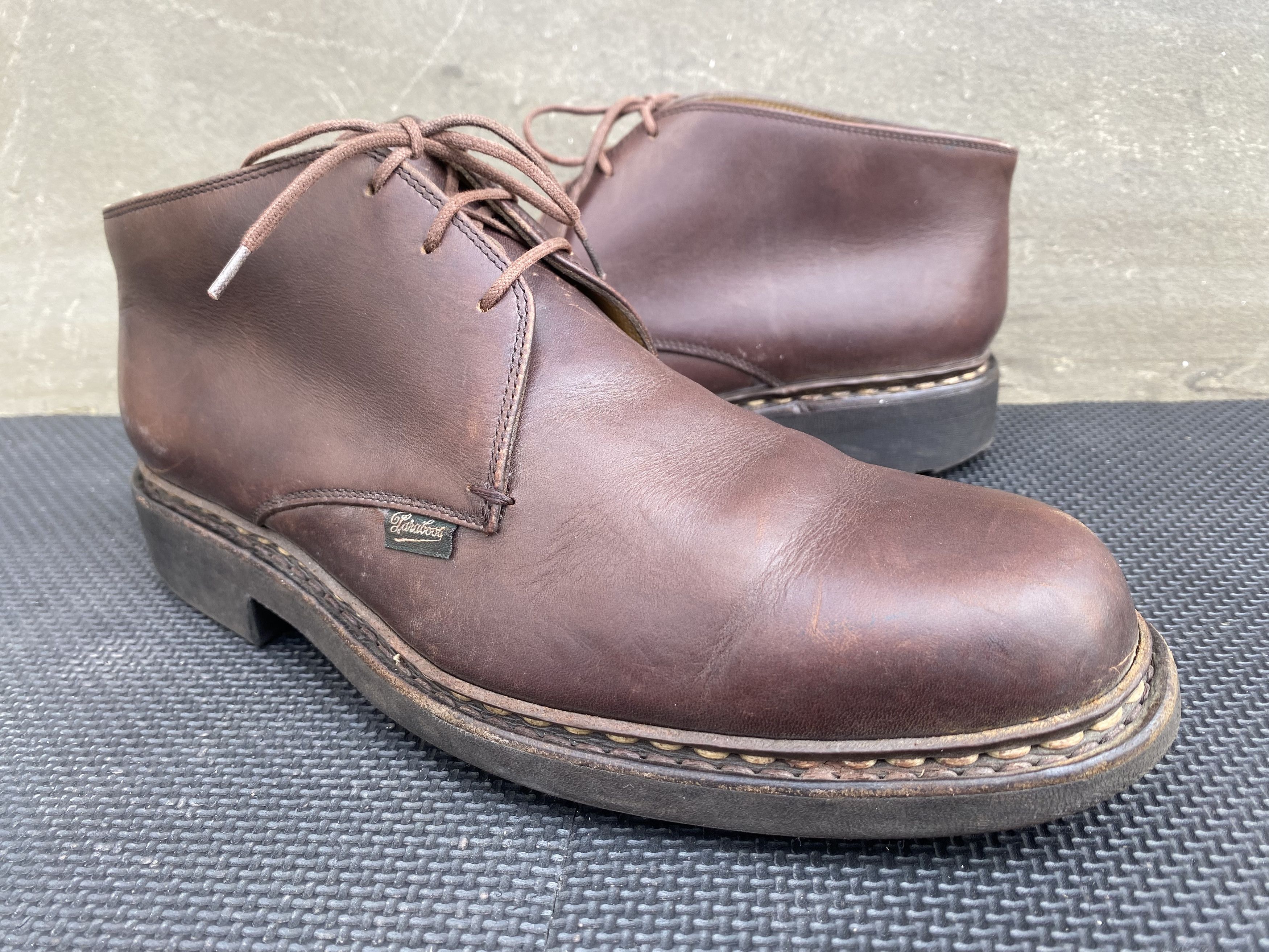 Paraboot Paraboot Ankle Boots Men's Brown Leather Michael Shoes Size US 8 / EU 41 - 1 Thumbnail