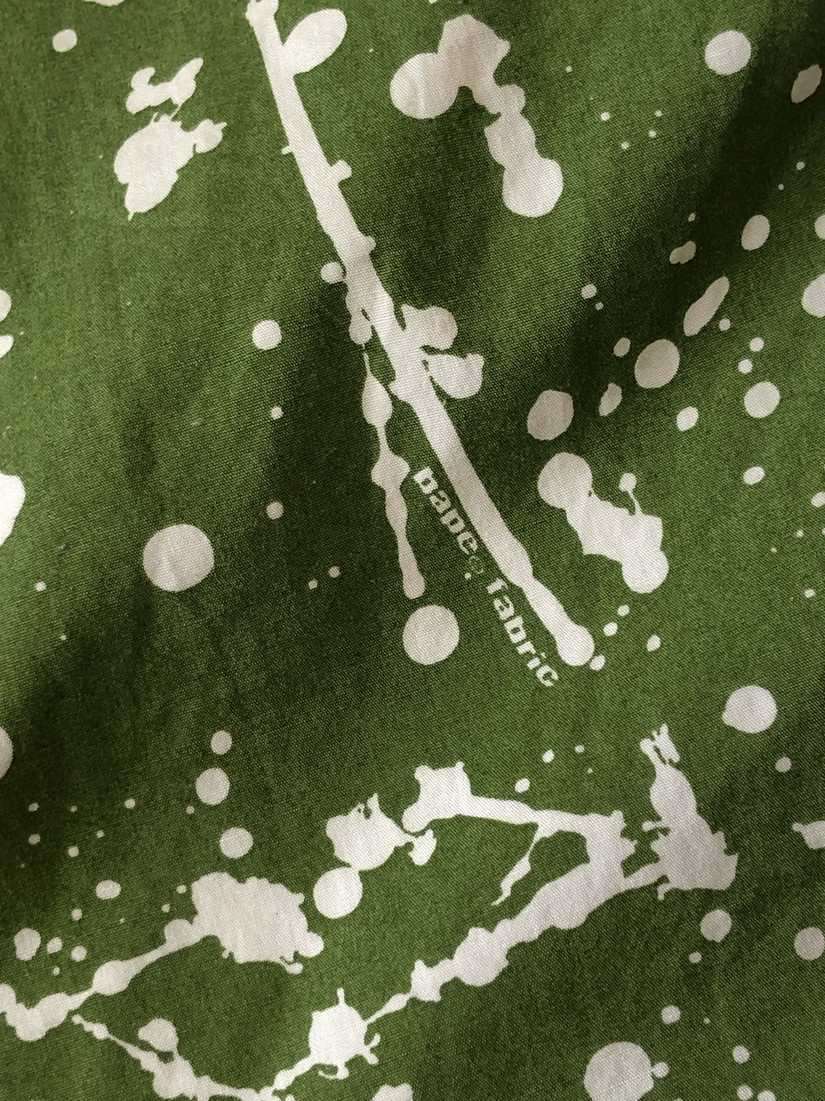 Bape RARE🔥BAPE PAINT SPLATTER GREEN BUTTON UPS XS Size US XS / EU 42 / 0 - 8 Thumbnail