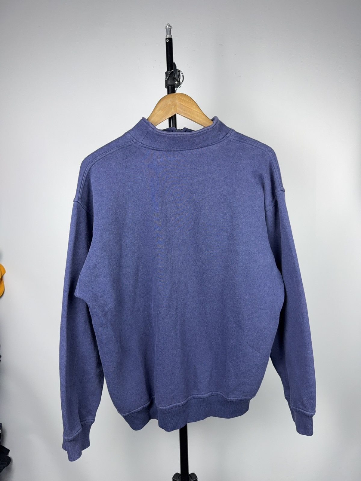 Adidas Vintage 90s Retro Y2K adidas Back Zip Sweatshirt Rare Navy Size US M / EU 48-50 / 2 - 11 Thumbnail