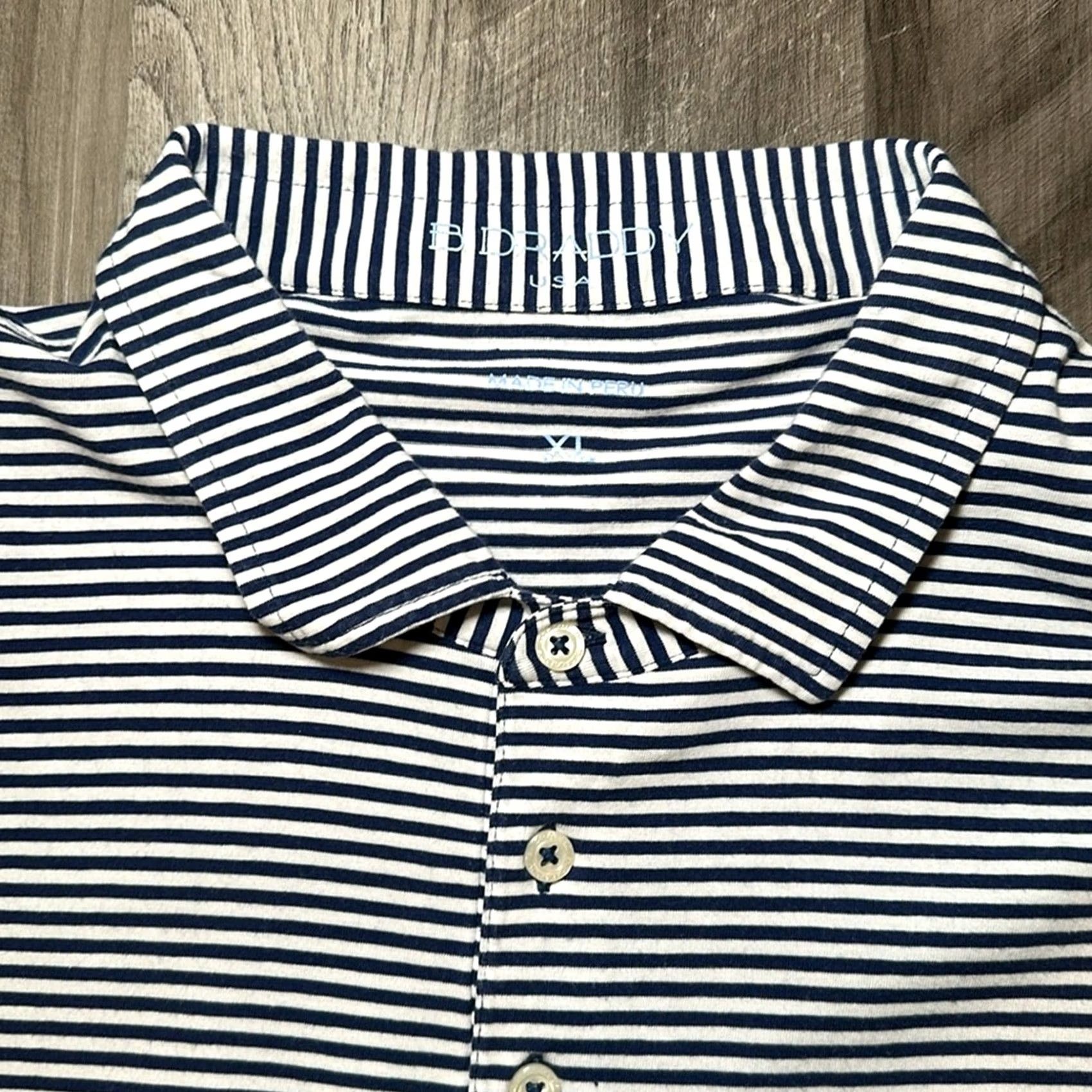 Vintage B. Draddy Polo Striped Southern Hills Golf - XL Mens Blue Polo Shirt Size US XL / EU 56 / 4 - 7 Thumbnail
