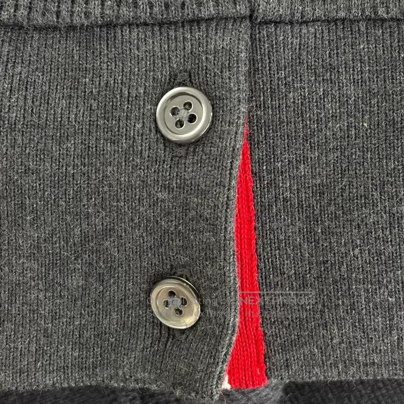 Thom Browne Thom Browne Black Gray Waffle Zip-Up Hoodie Size US XL / EU 56 / 4 - 7 Thumbnail