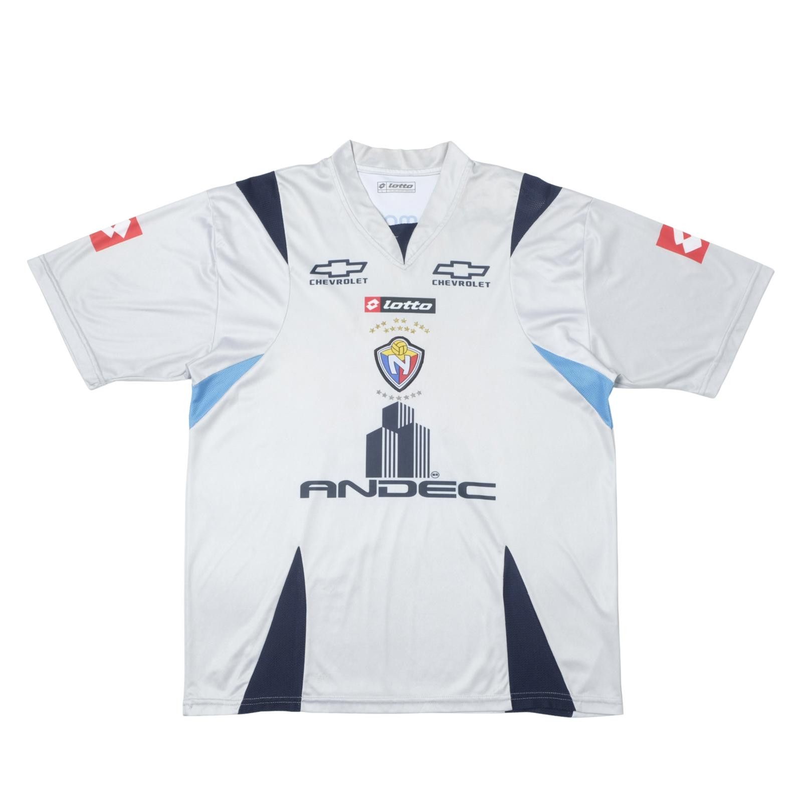 Lotto Sport 2007 Club Deportivo El Nacional (Ecuador) Away Shirt (XL) Size US XL / EU 56 / 4 - 1 Thumbnail