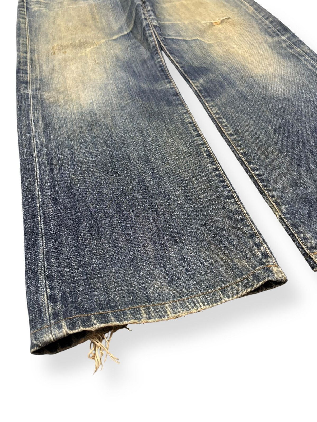 Undercover × Uniqlo Vintage Uniqlo S003 Mud Wash Baggy Distressed Grunge Jeans Size US 34 / EU 50 - 6 Thumbnail