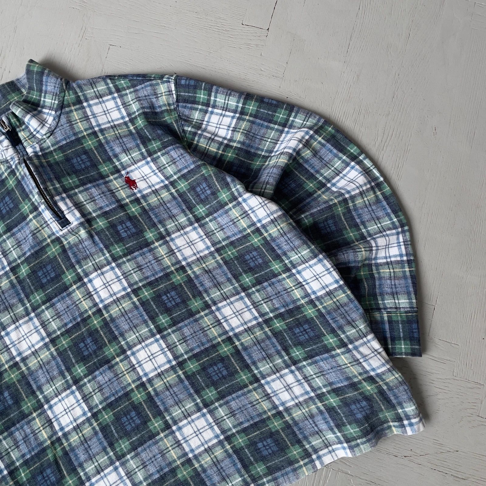 Polo Ralph Lauren Polo by Ralph Lauren Preppy 1/4 Zip Cotton Jumper Size US M / EU 48-50 / 2 - 3 Thumbnail