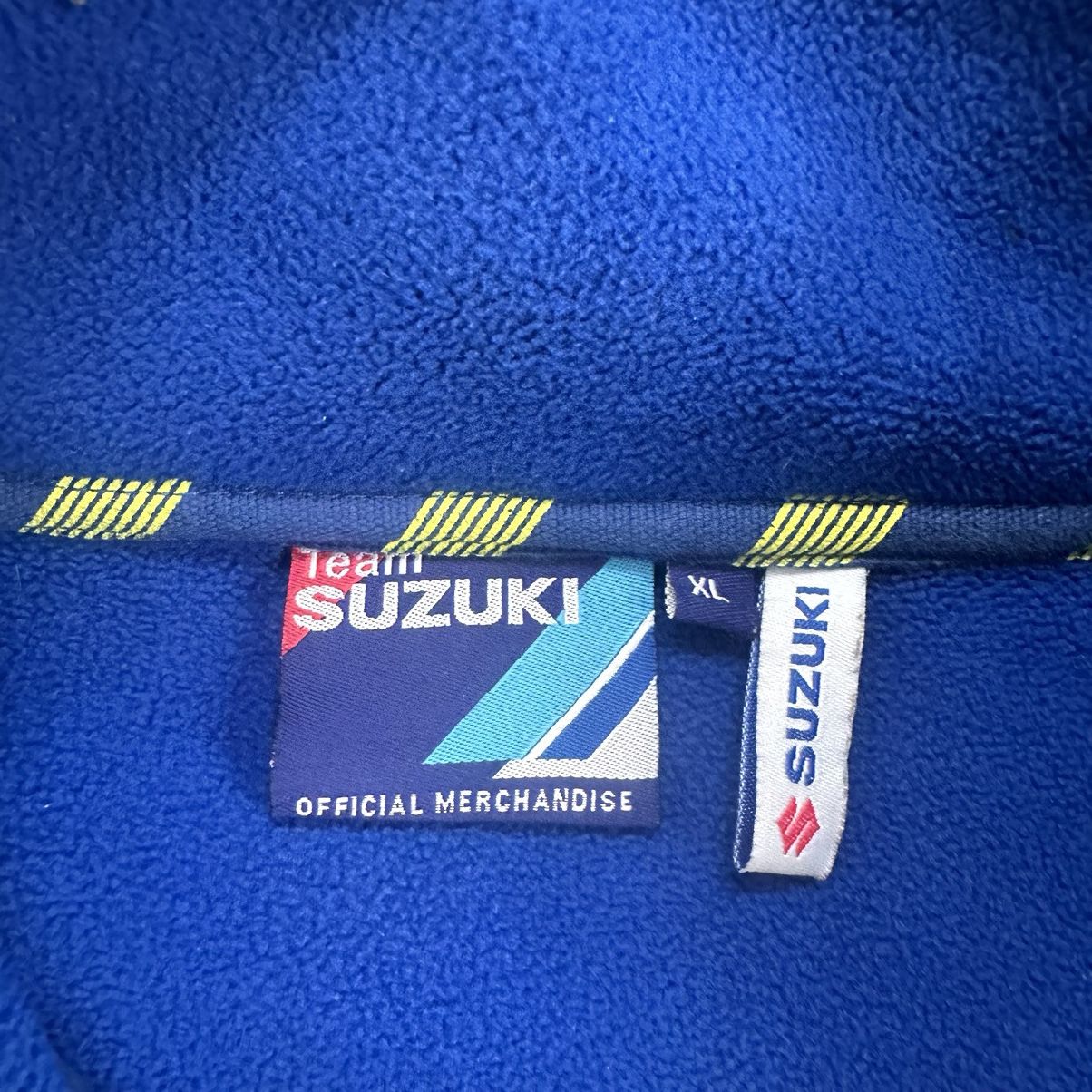 NASCAR Vintage Suzuki Racing Team Japanese Speed Fleece Jacket Size US XL / EU 56 / 4 - 7 Thumbnail