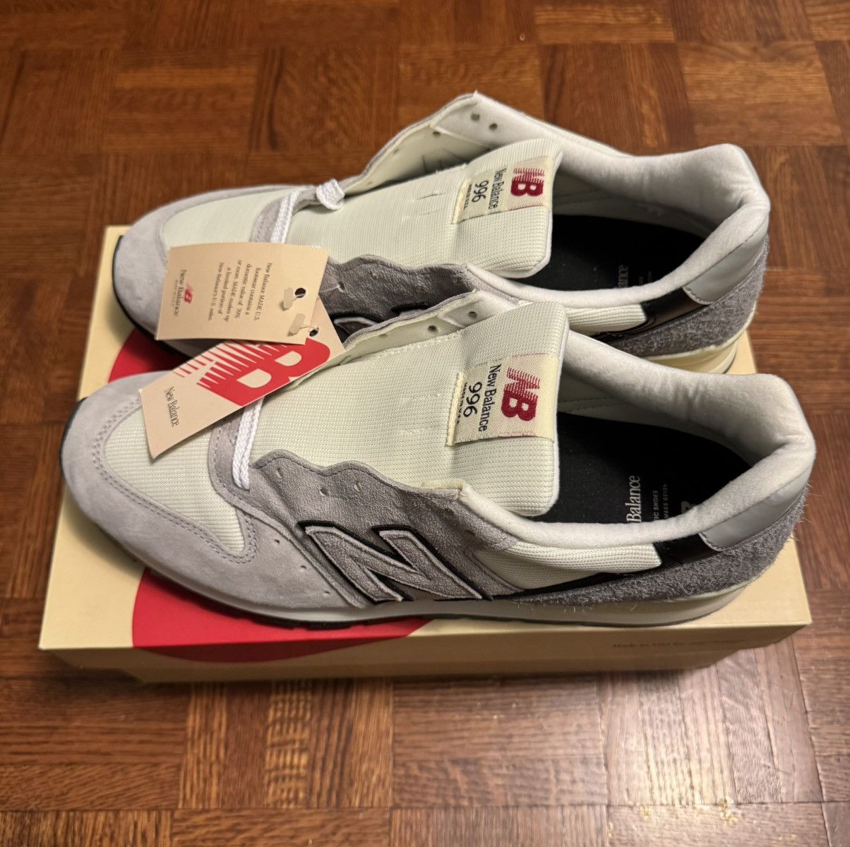 New Balance New Balance Made In USA 996 Grey 11.5 Size US 11.5 / EU 44-45 - 2 Thumbnail