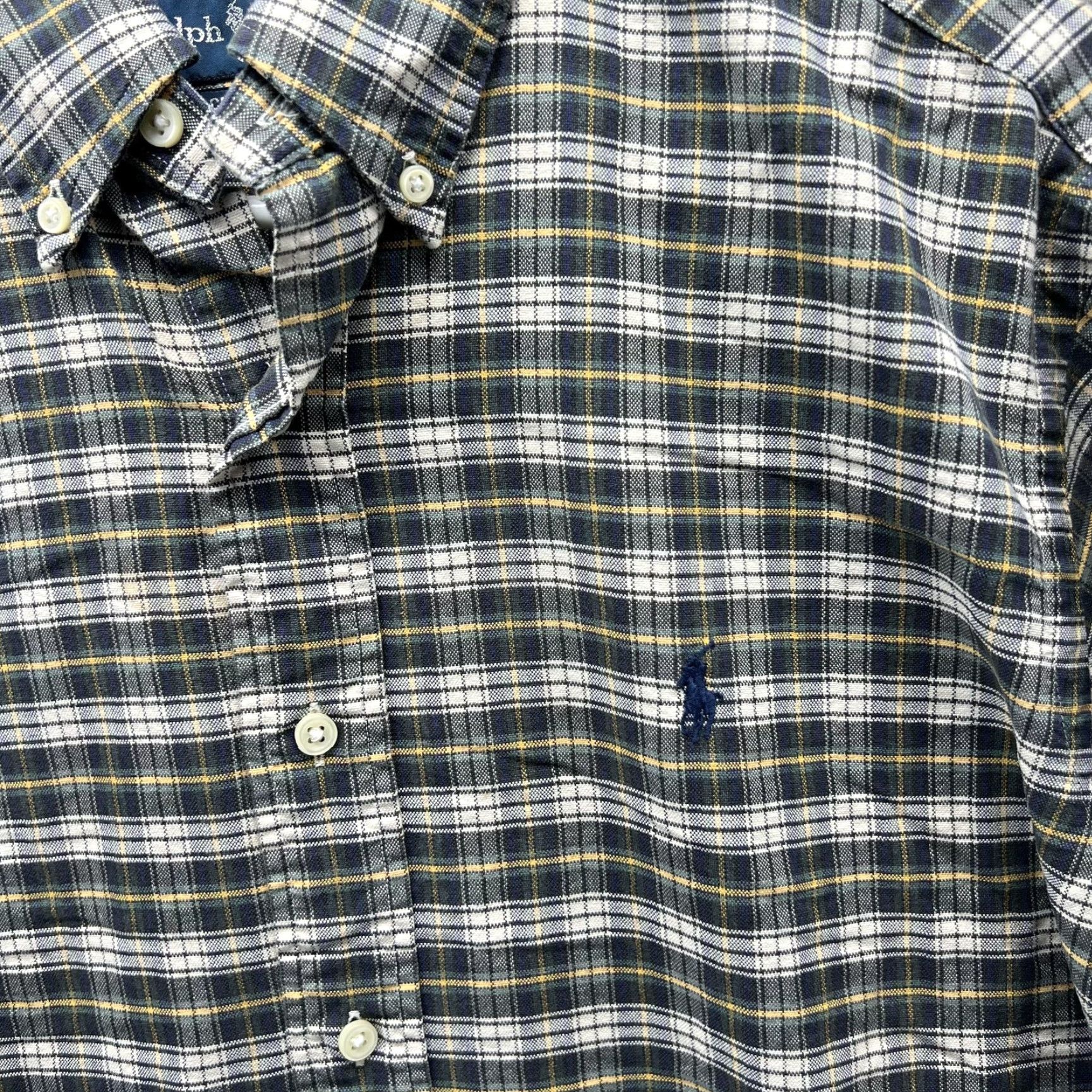 Ralph Lauren Ralph Lauren Shirt Mens Medium Green Tartan Plaid Button Front Casual Woven VTG Size US M / EU 48-50 / 2 - 7 Thumbnail
