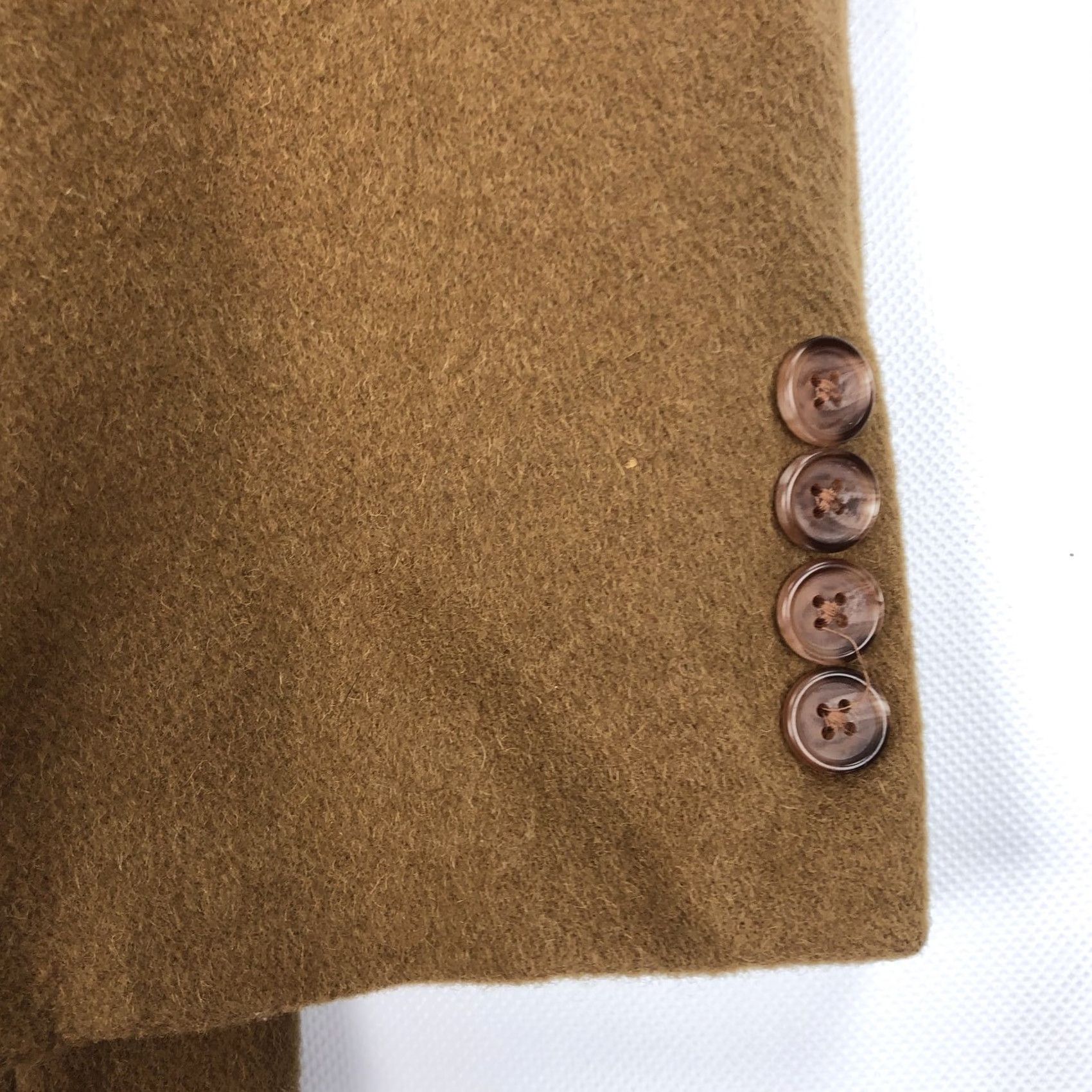 Ralph Lauren Ralph Lauren Men’s 46L Camel Hair Two Button Blazer Jacket Brown Size 46R - 3 Thumbnail