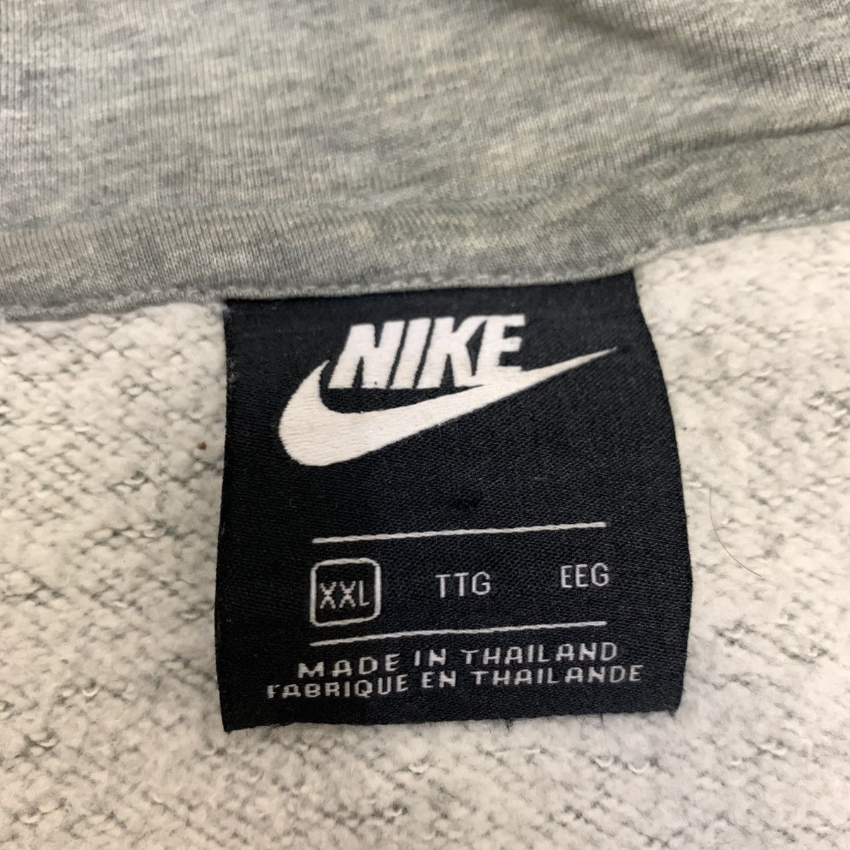 Nike × Vintage Nike Vintage Fit Hoodie Distressed Size US L / EU 52-54 / 3 - 10 Thumbnail