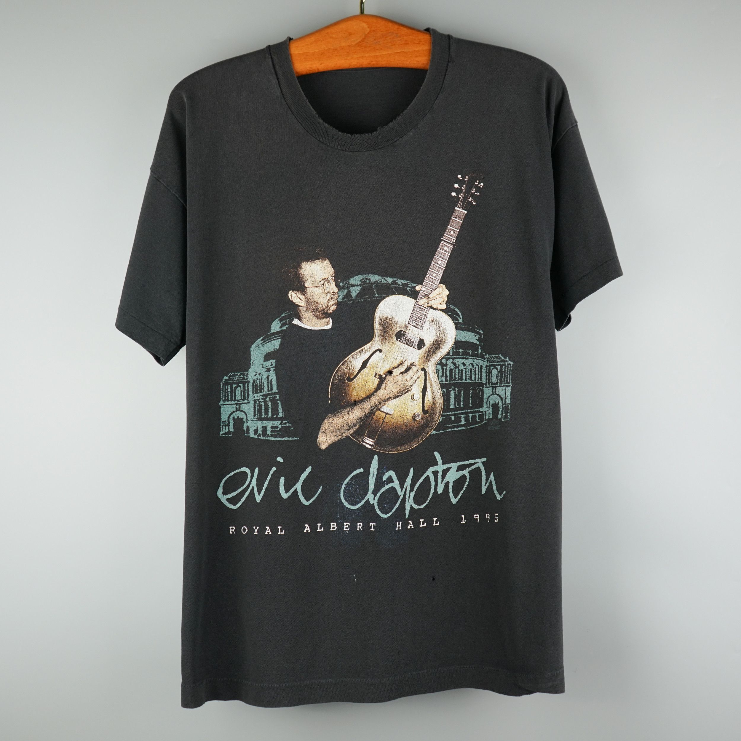 T-shirt Vintage Eric Clapton Europe Tour 1995 - Taille L - Occasion Très Bon état
