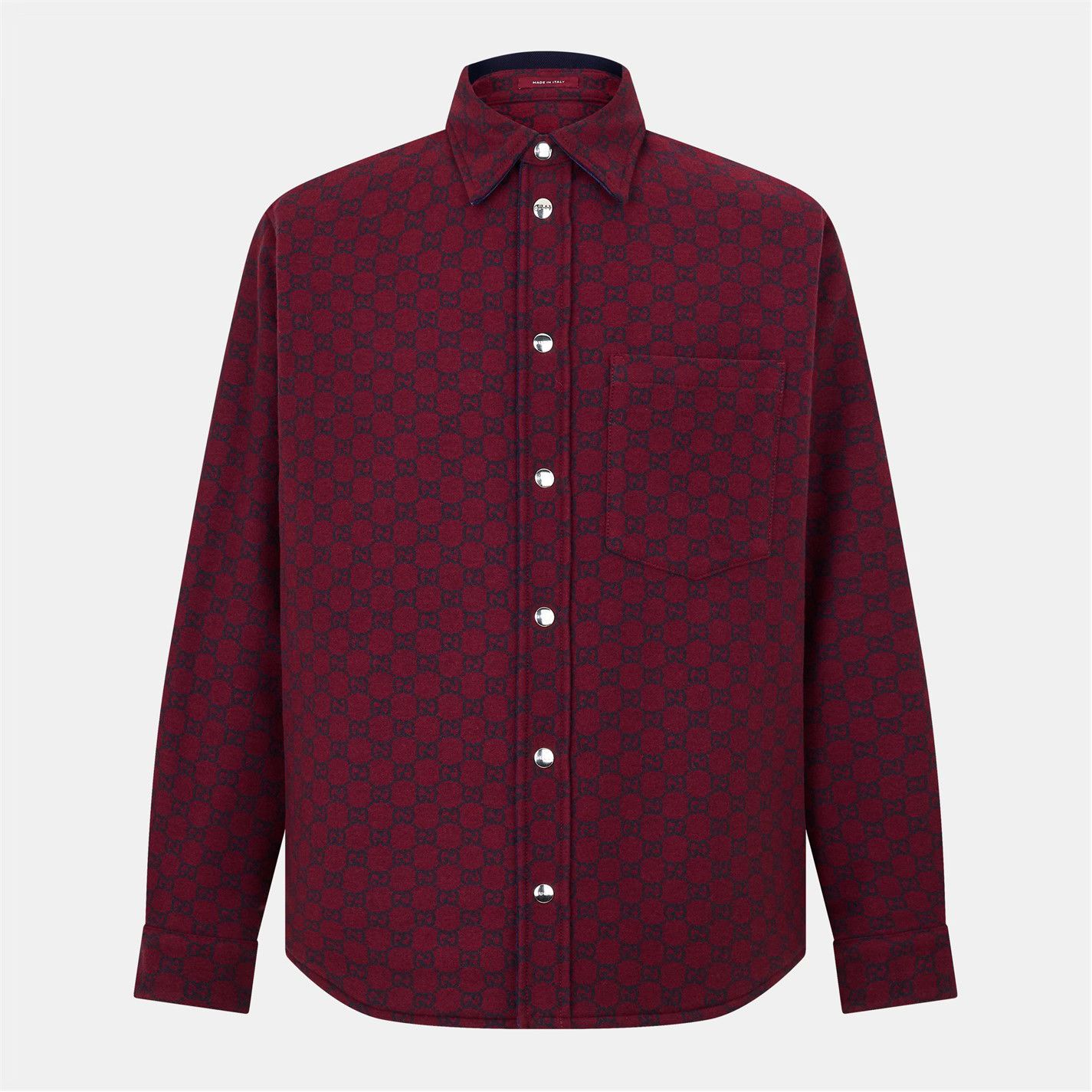 Gucci o1g2r1mq0426 Long Sleeve Denim Shirt in Blue Size US L / EU 52-54 / 3 - 6 Thumbnail