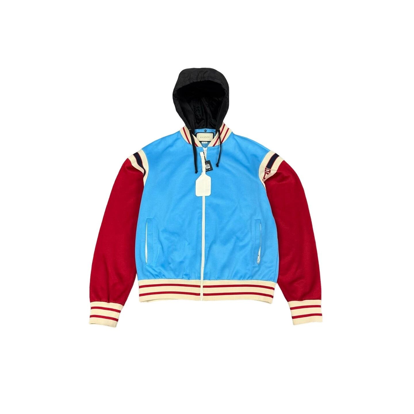 Gucci Gucci Colorblock Hooded Zip Up Jacket Size S Size US S / EU 44-46 / 1 - 1 Thumbnail