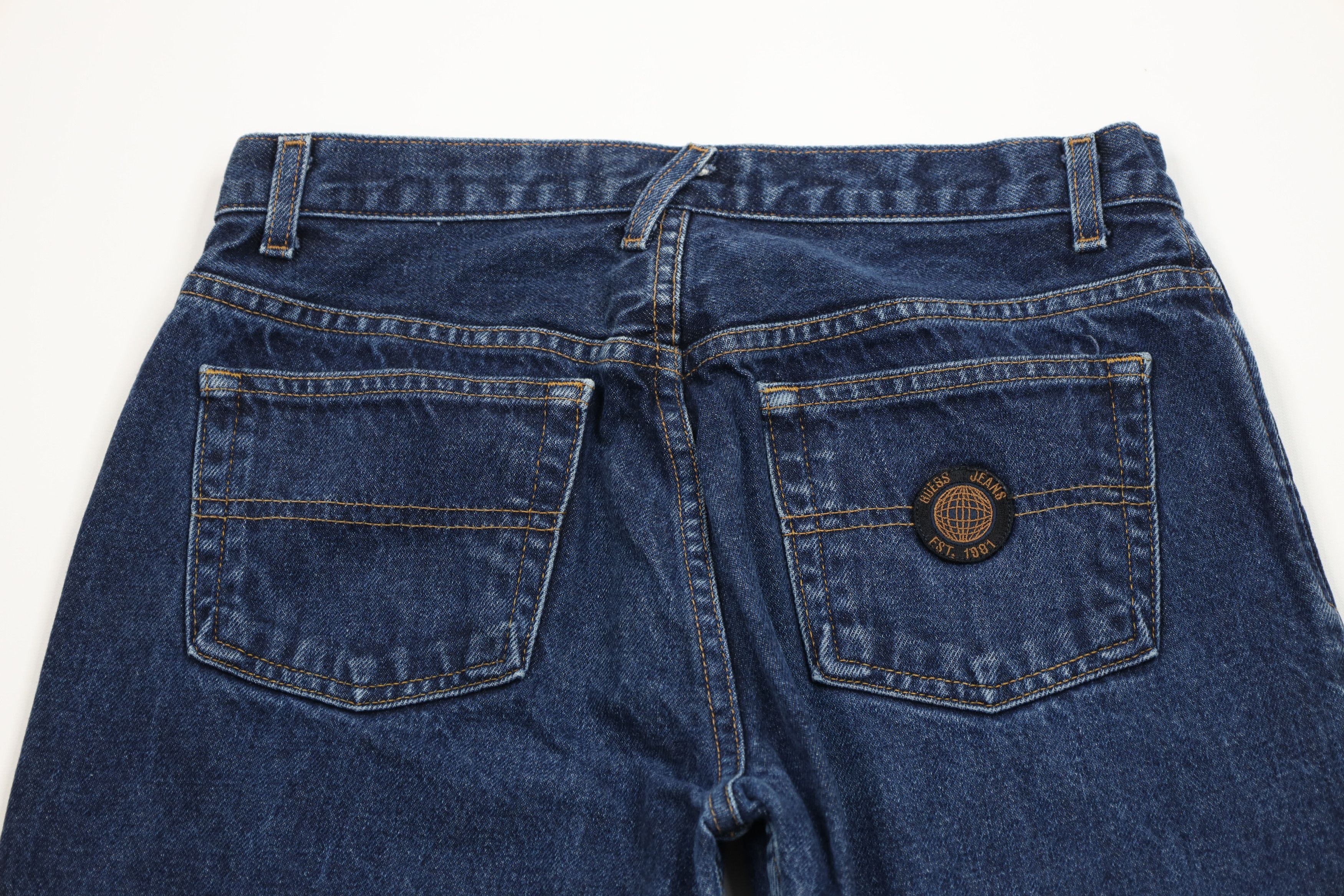Guess Vintage 90s Guess Straight Leg Denim Jeans Blue Cotton USA Size US 29 - 9 Thumbnail