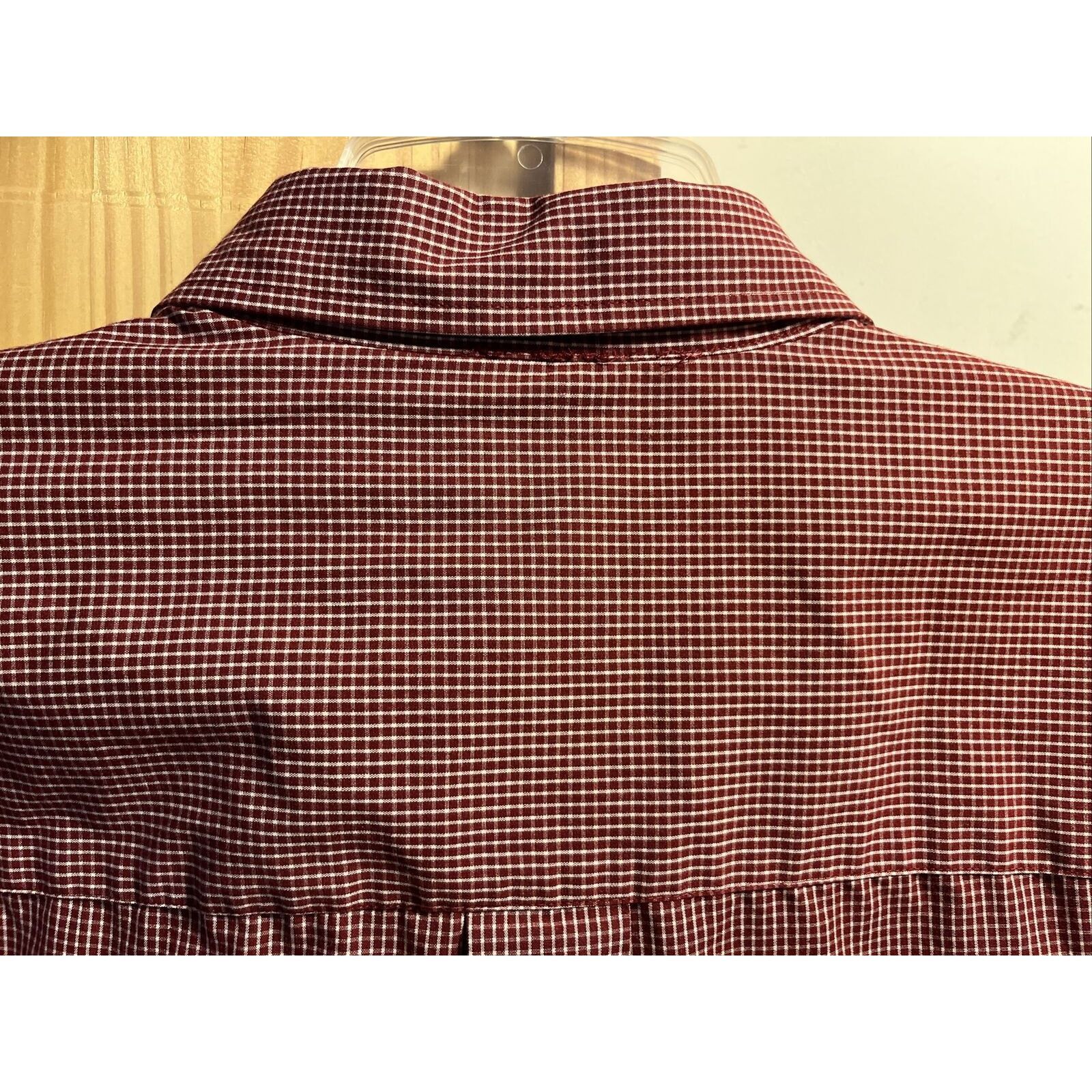 Consensus Sportswear Consensus Men’s XL Red Check LS Button Polyester Blend Shirt Size US XL / EU 56 / 4 - 11 Thumbnail