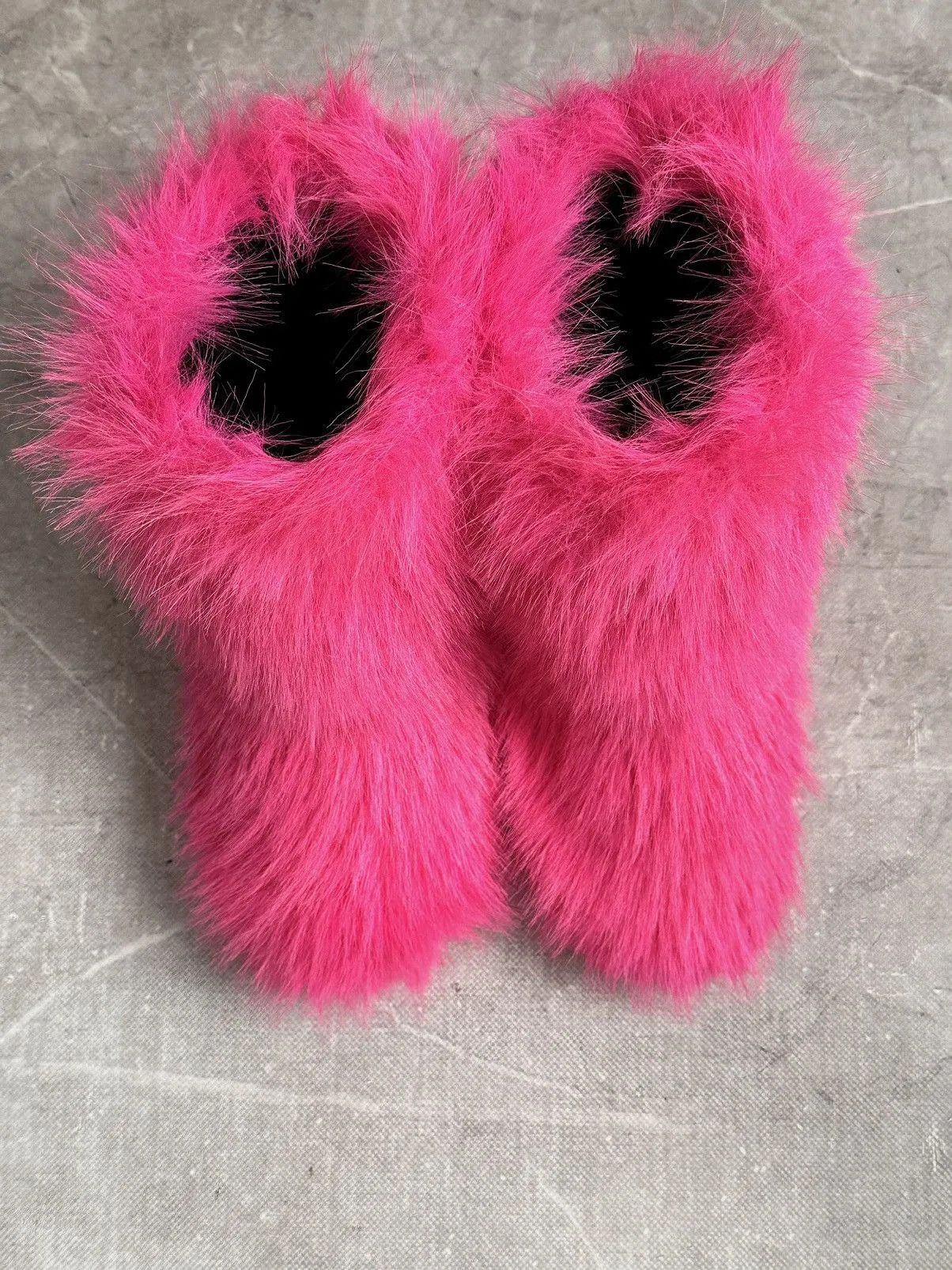 Yohji Yamamoto Wow😻 IFSIXWASNINE FUR BOOTS WINTER MOON BOOTS JAPAN Y2K Size US 6 / IT 36 - 3 Thumbnail