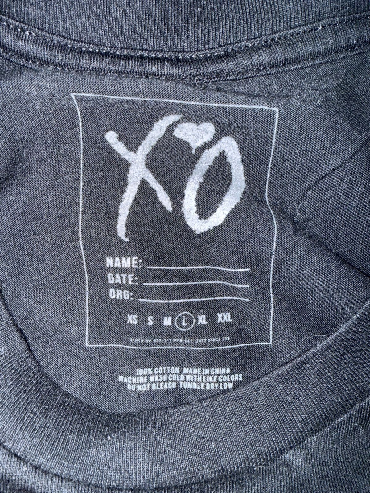 XO XO The Weeknd tour merch Size US L / EU 52-54 / 3 - 2 Thumbnail