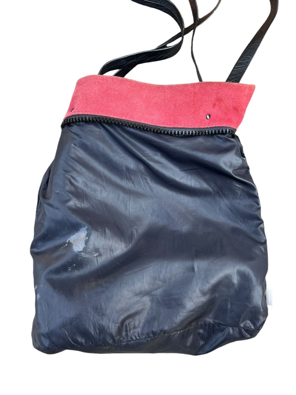 Leather Vintage Diesel Muddy Patina Suede Leather Mini Tote Bag Size ONE SIZE - 22 Thumbnail
