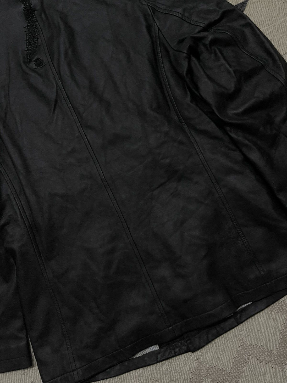 Junya Watanabe 90s JUNYA WATANABE COMME DES GARCONS LEATHER COAT Size US S / EU 44-46 / 1 - 9 Thumbnail