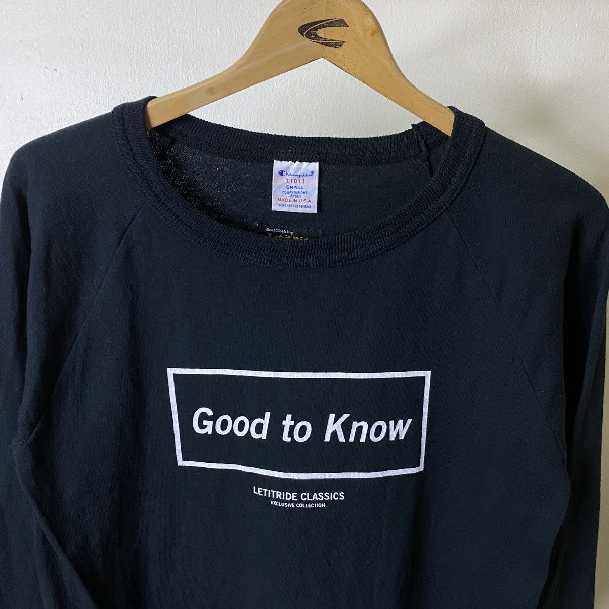Champion 1990s Champion x Let It Ride Clothing Collaboration T Shirt Size US S / EU 44-46 / 1 - 2 Thumbnail