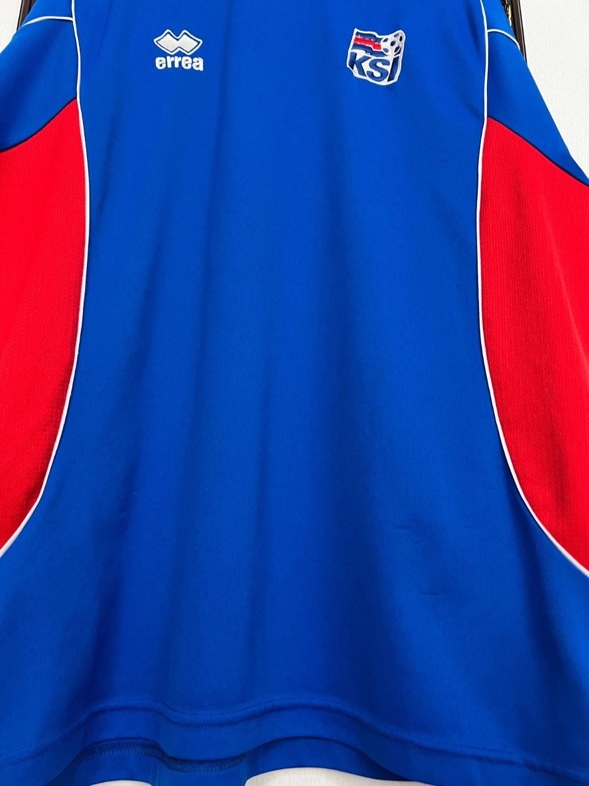 Errea Iceland football shirt 2004 Long Sleeve Soccer Jersey Trikot Size US XXL / EU 58 / 5 - 3 Thumbnail