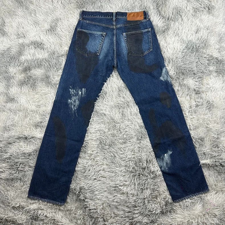 Yohji Yamamoto yohji yamamoto size l Sprinkle ink mud to dye jeans 2501-Ne Size US 32 / EU 48 - 2 Thumbnail