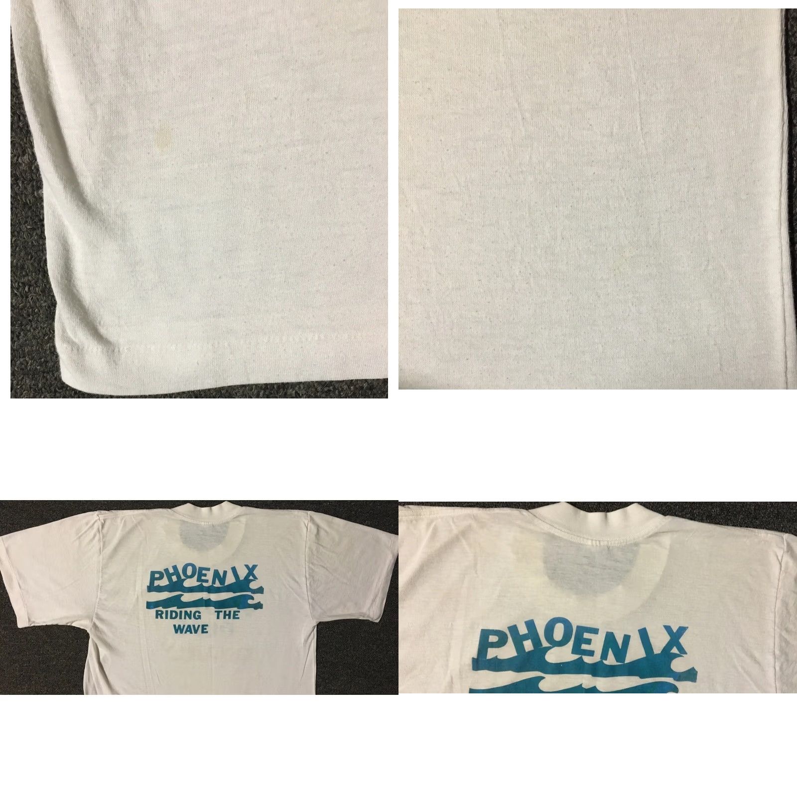 Vintage VINTAGE Shirt Mens S White Gnarly Phoenix Surf Skate Grunge 80s Funny Saying Distressed Tee Single Stitch Size US S / EU 44-46 / 1 - 10 Thumbnail