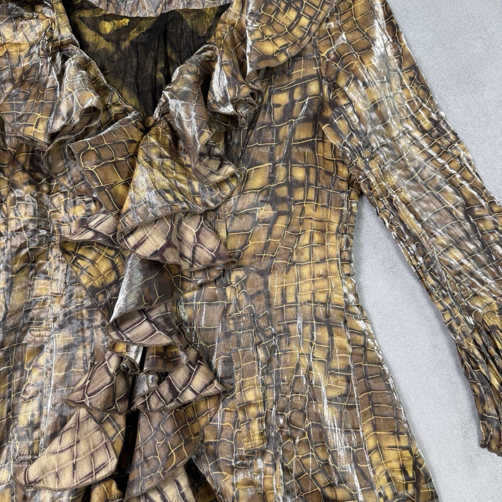 Vintage Vintage Alberto Makali Mini Dress Size S Animal Pattern Size S / US 4 / IT 40 - 9 Thumbnail