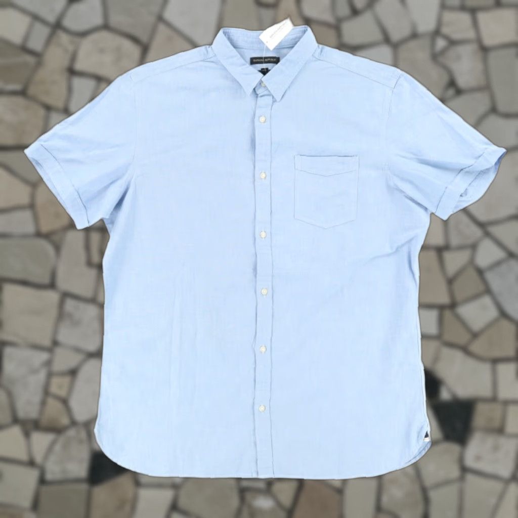 Banana Republic Banana Republic Camden Fit Oxford Button Up Shirt Blue Men 2XLT Shirt Mens 2XLT Camden Fit Oxford Button Up Shirt Blue Banana Republic Size US XXL / EU 58 / 5 - 1 Thumbnail