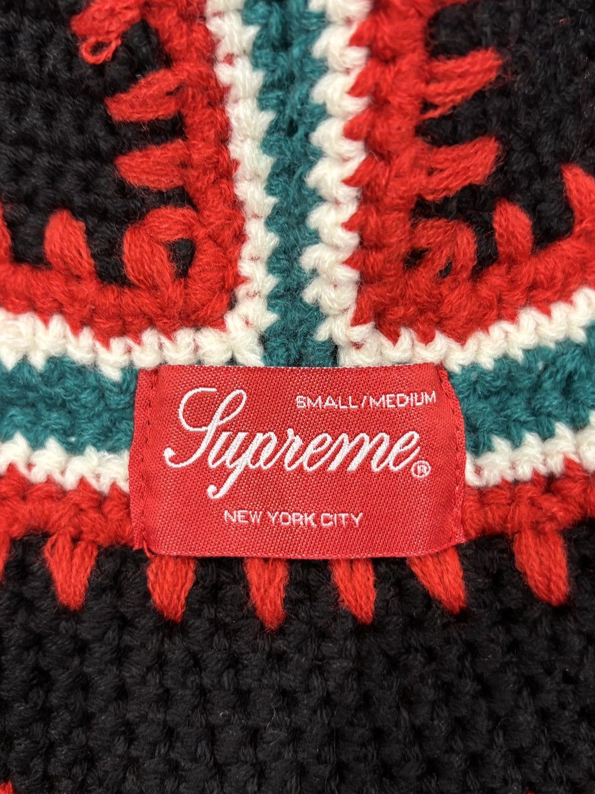 Supreme Supreme Crochet Edge Hat Black Size ONE SIZE - 3 Thumbnail