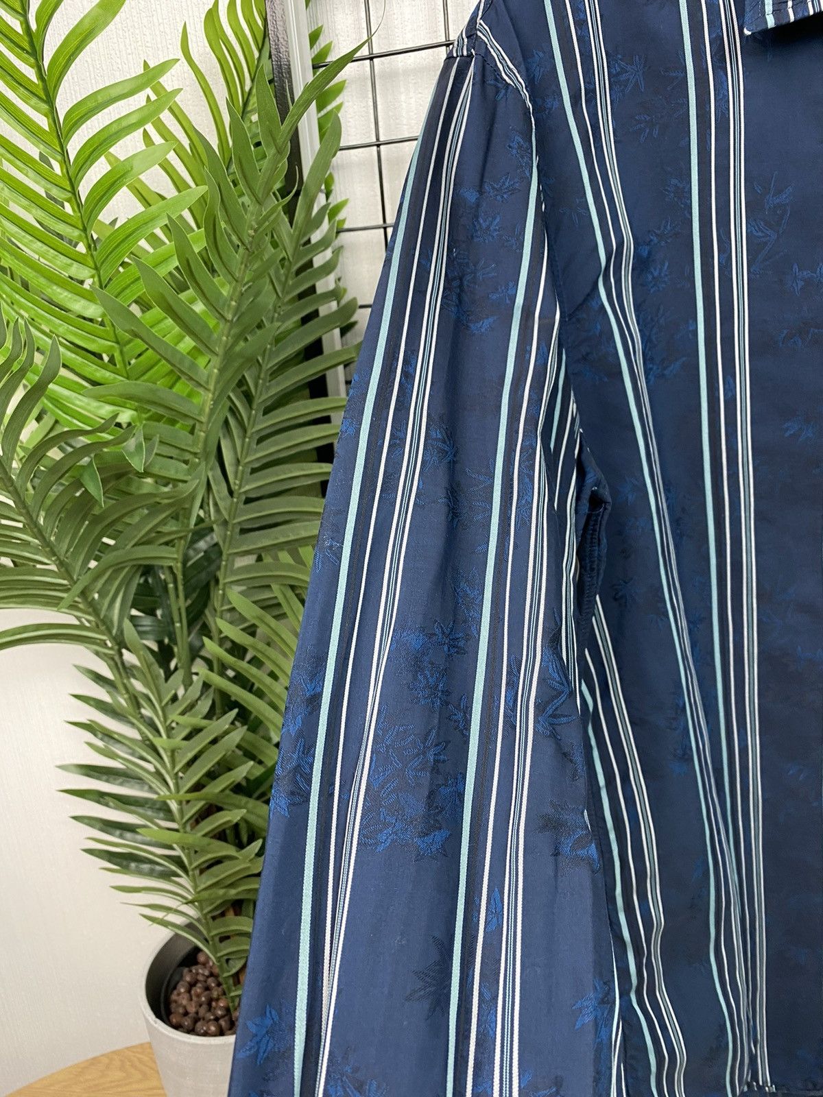 Kenzo Kenzo striped floral shirt blue Size 42/16 L Size US L / EU 52-54 / 3 - 12 Thumbnail