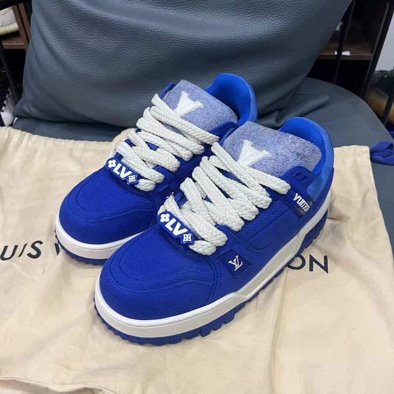 Louis Vuitton Louis Vuitton Trainer Maxi Low-Top Sneakers -2508 Size US 9.5 / EU 42-43 - 1 Thumbnail