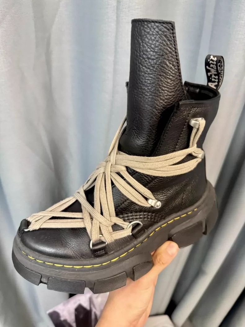 Rick Owens Rick Owens Crazy Laced Thick Sole Martin shoe Size US 7.5 / IT 37.5 - 9 Thumbnail