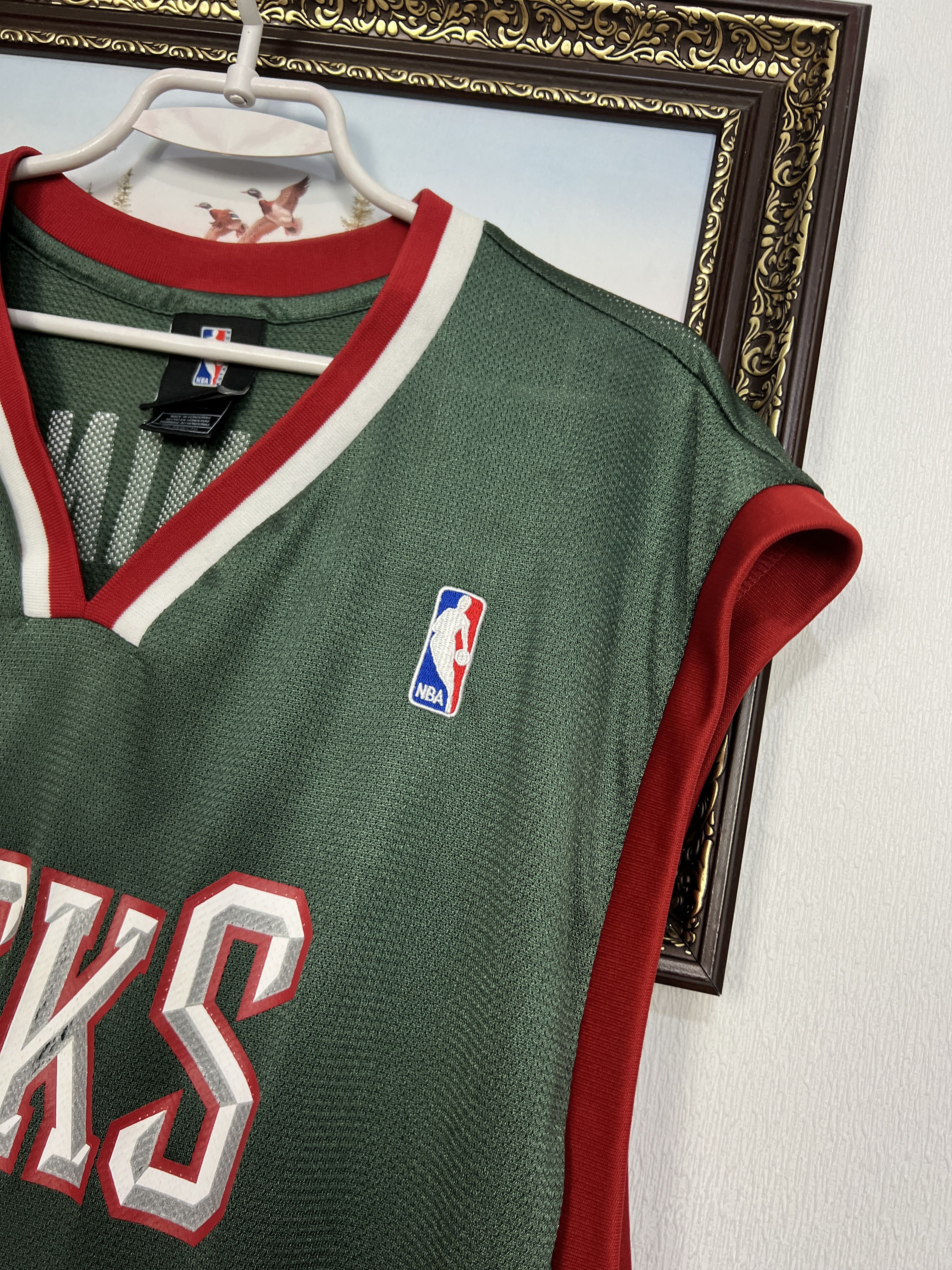 Adidas Vintage NBA Milwaukee Bucks Brandon Jennings Jersey NBA Size US XXL / EU 58 / 5 - 4 Thumbnail