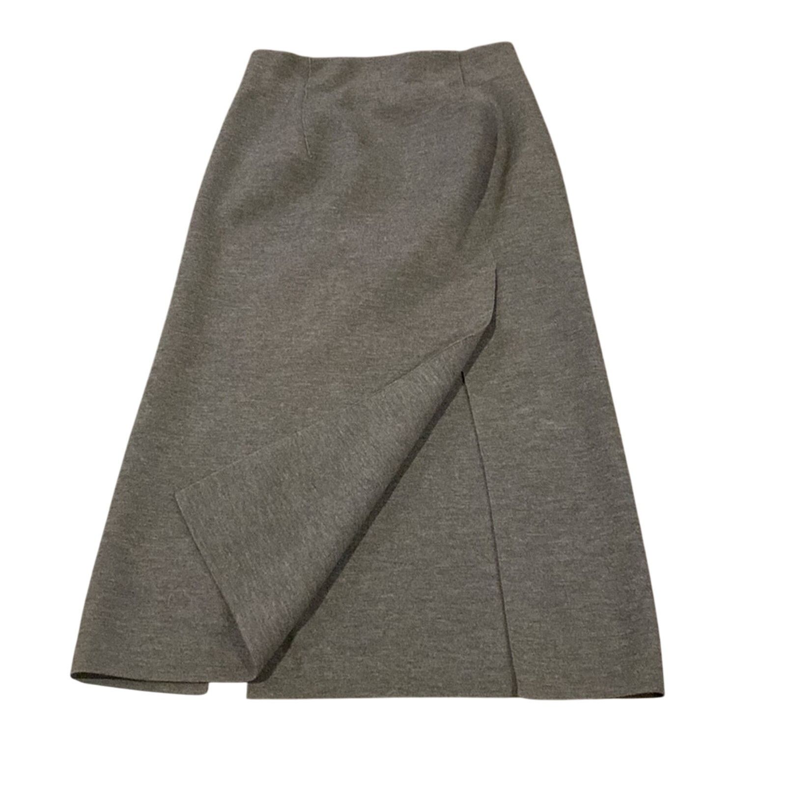 Rag & Bone Rag & Bone Anthracite Alanna Split Wool Skirt SZ.XXS Grey Size 24" / US 00 / IT 34 - 3 Thumbnail