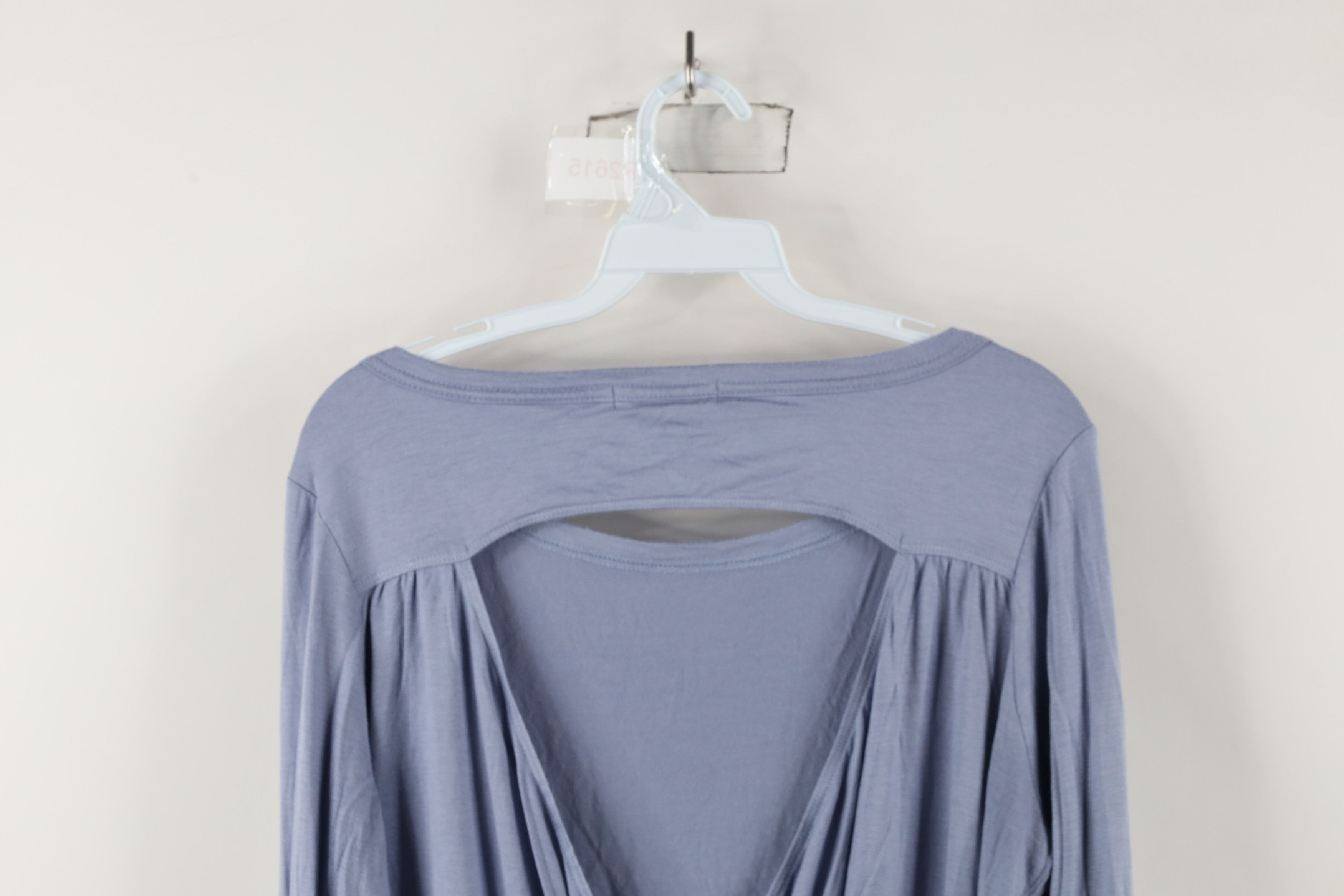 Prana × Vintage prAna Knit Stretch Synergy Long Sleeve Yoga Top Shirt Blue Size XL / US 12-14 / IT 48-50 - 10 Thumbnail