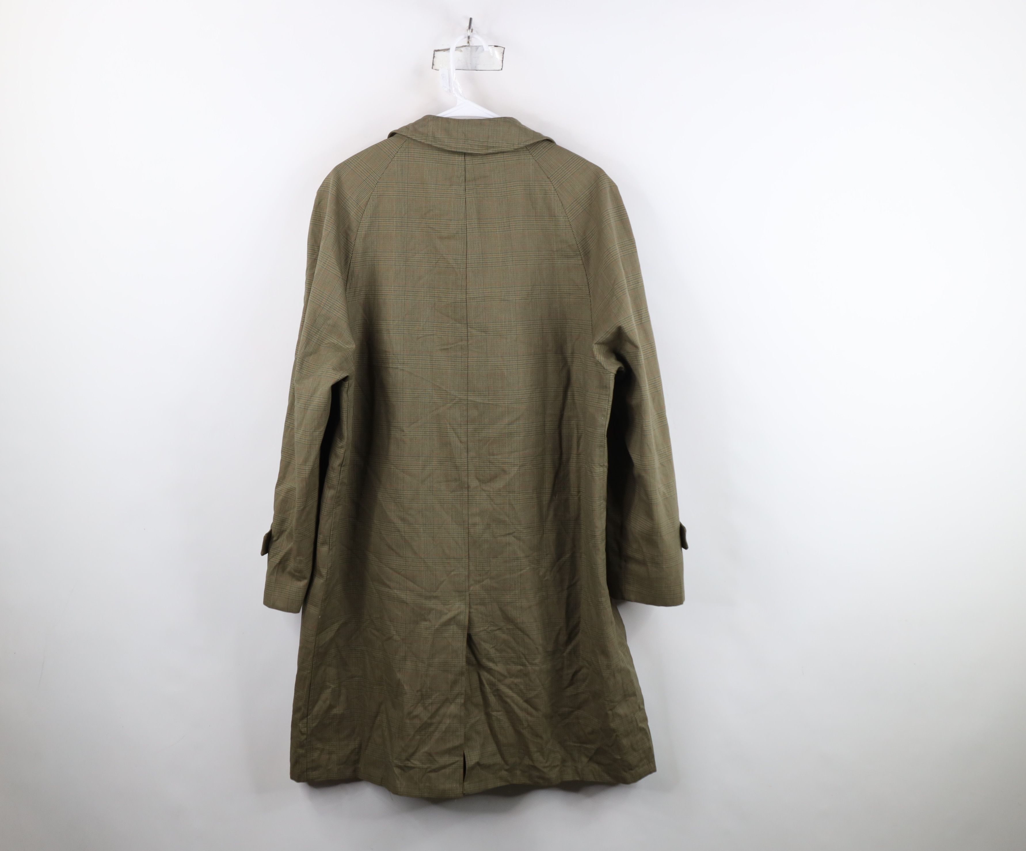Vintage Vintage 50s 60s Streetwear Houndstooth Paid Trench Coat USA Size US L / EU 52-54 / 3 - 12 Thumbnail
