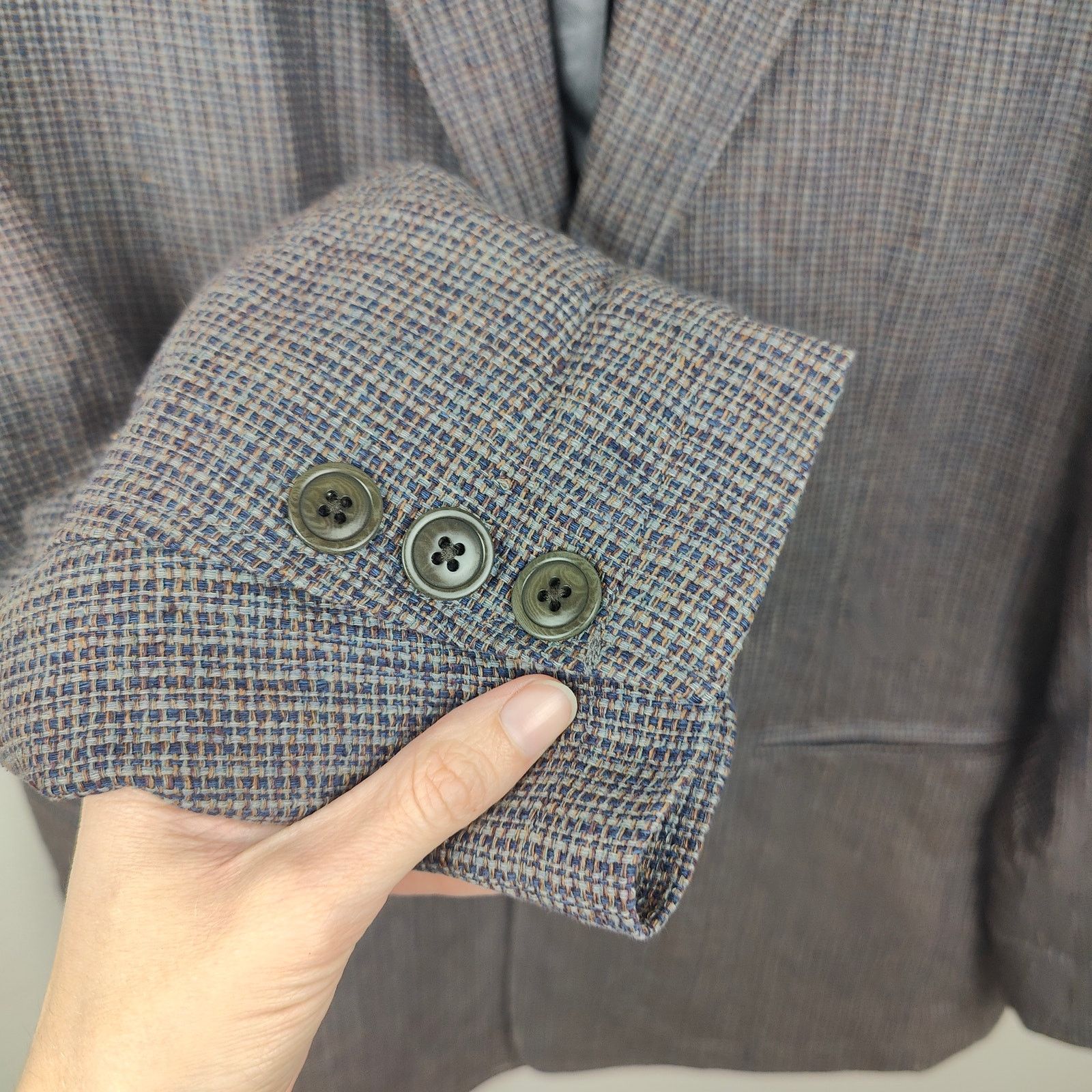 The Territory Ahead Vintage Y2K The Territory Ahead Silk Blazer Mens 44L Size 44L - 3 Thumbnail