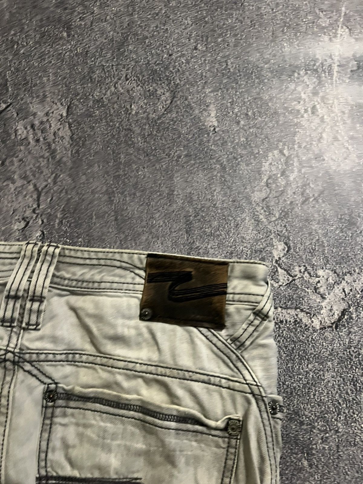 Japanese Brand Glamour Y2K White Baggy / Archive Japanese Streetwear / Y2K Size US 34 / EU 50 - 6 Thumbnail
