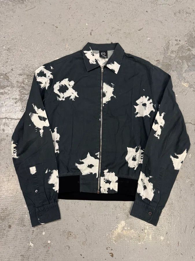 Alexander McQueen Alexander McQueen Black Contemporary Splash Zip Shirt Jacket Size US M / EU 48-50 / 2 - 1 Thumbnail