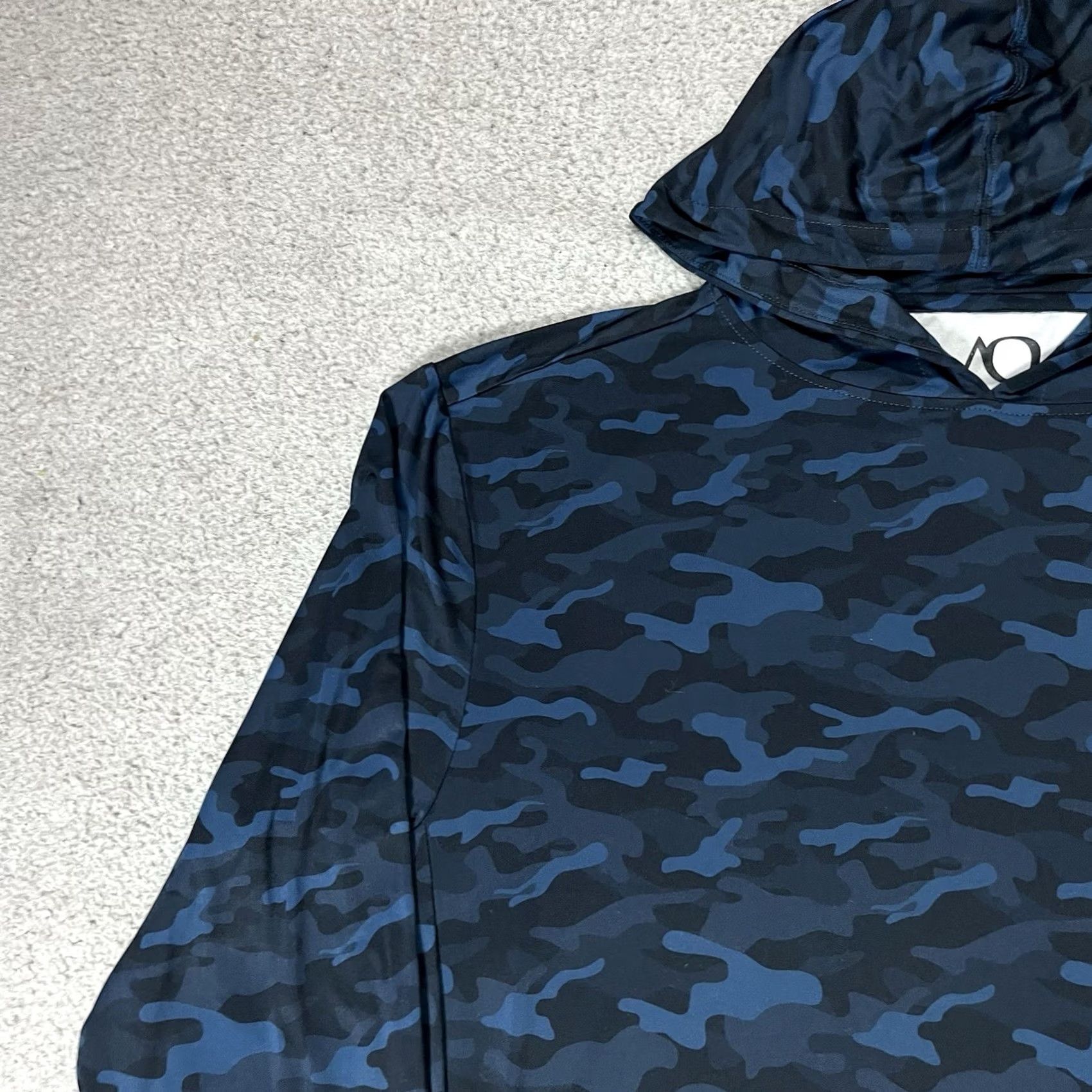 Camel Anderson Ord Hoodie Mens L Blue Camo Lightweight Pullover Logo Golf Size US L / EU 52-54 / 3 - 6 Thumbnail