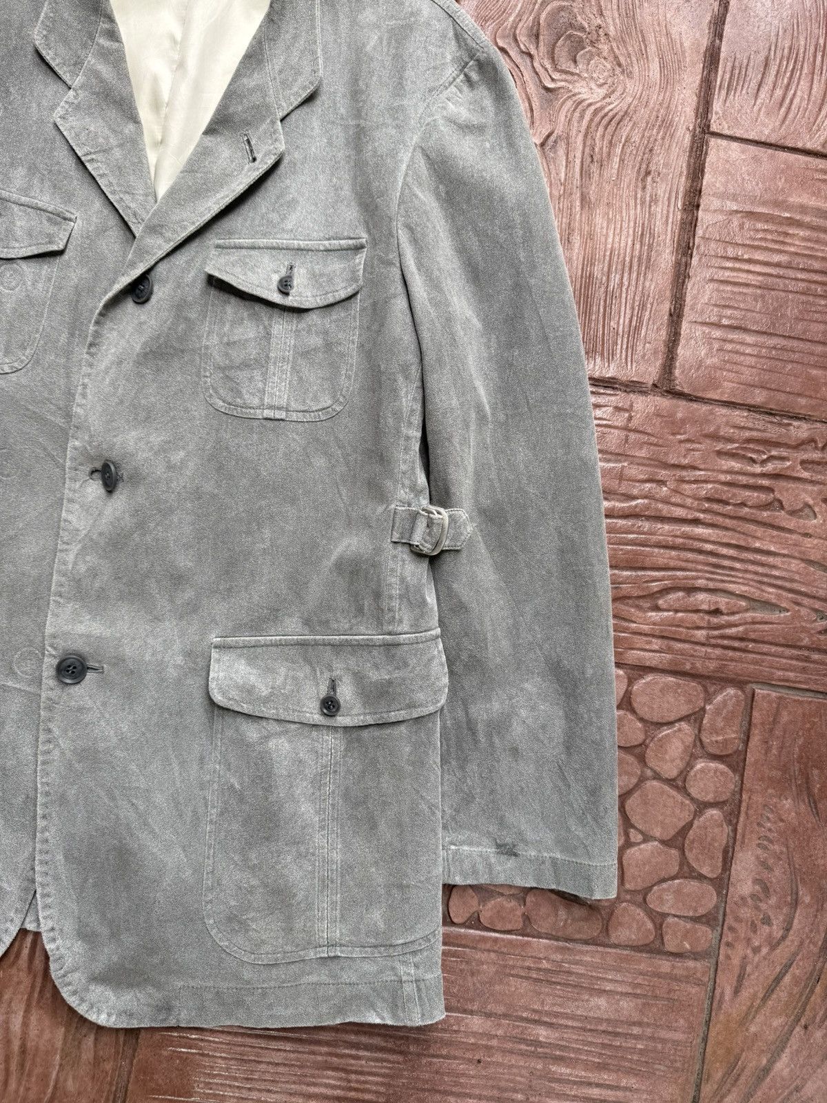 Lanvin 💥Offer me💥 LANVIN Suede Adjustable Waist Jacket Size US M / EU 48-50 / 2 - 3 Thumbnail